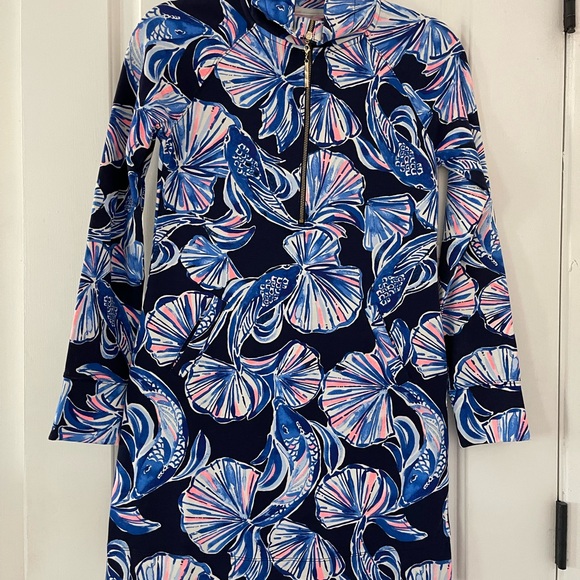 Lilly Pulitzer | Dresses | Lilly Pulitzer Blue And Pink Floral Dress